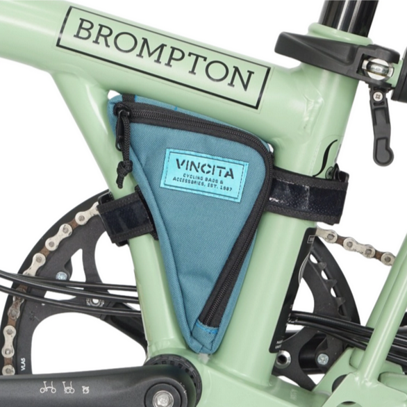 Brompton Borough Roll Top Bag Large Grey — BikeBike